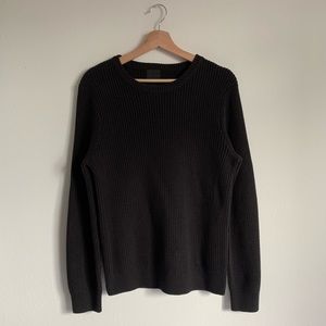 H&M Black Knitted Sweater Small